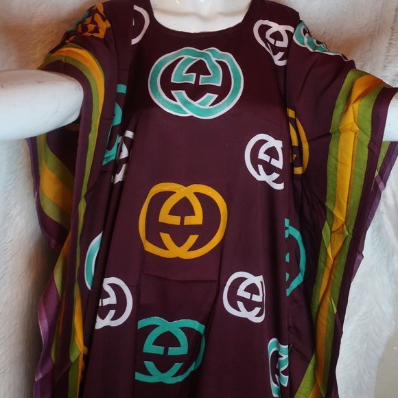 Multicolor Plus size Dress - Picture 2 of 3